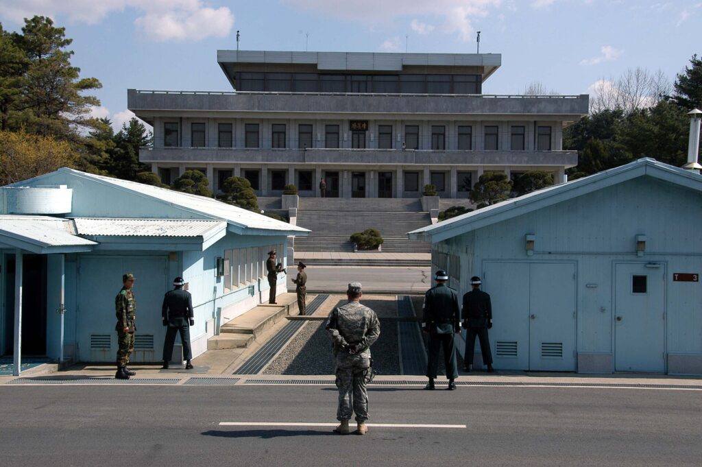 DMZ Joint Security Area Panmunjeom North-South Korea border