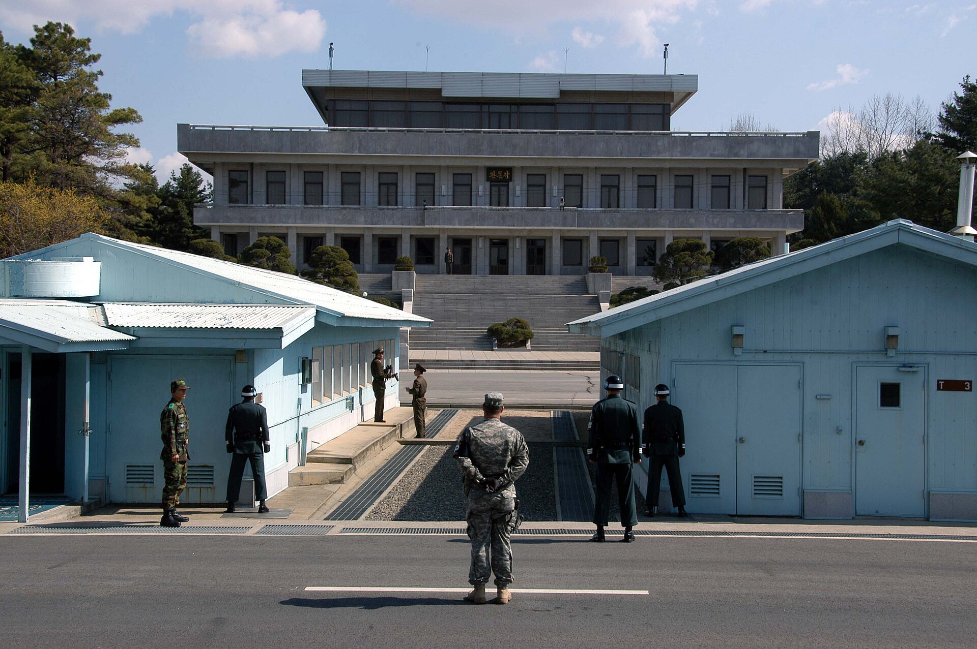DMZ Joint Security Area Panmunjeom North-South Korea border