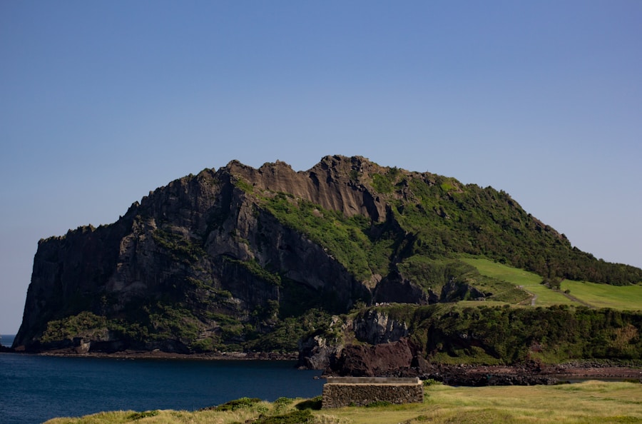 Seongsan Ilchulbong Jeju UNESCO volcanic crater sunrise