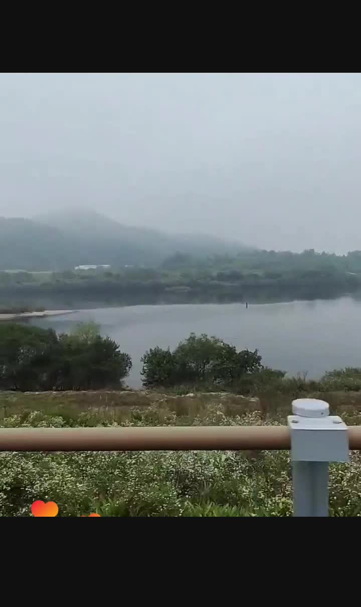 Misty river morning cycling Korea 4 Rivers route