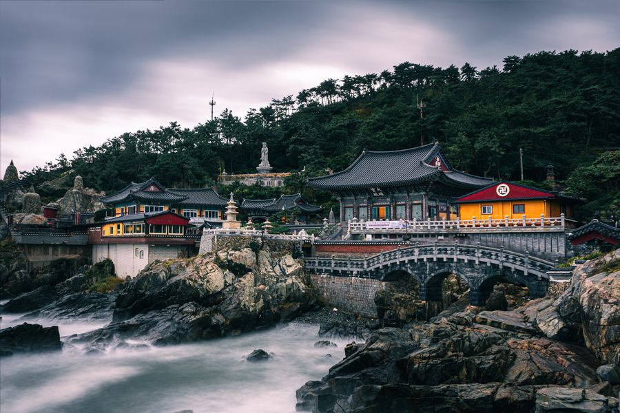 Haedong Yonggungsa Temple Busan coast
