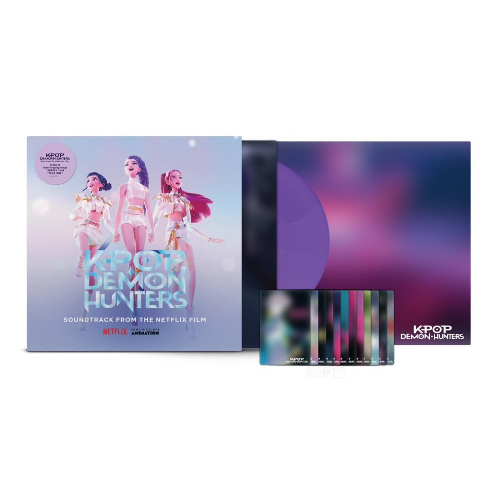 KPop Demon Hunters Amazon-Exclusive Violet Vinyl LP