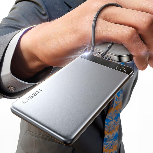 LISEN 10000mAh ultra slim CCC certified power bank