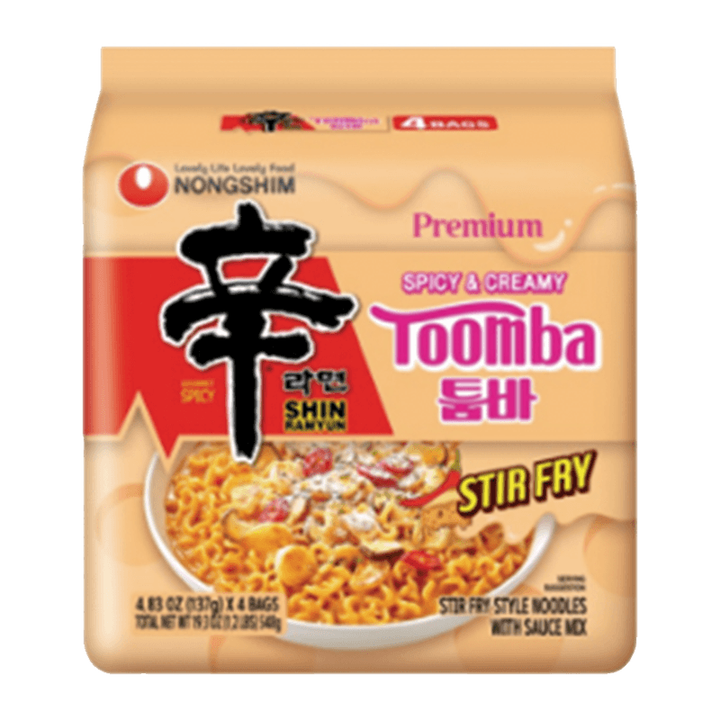 Shin Ramyun Toomba Noodles 4-pack
