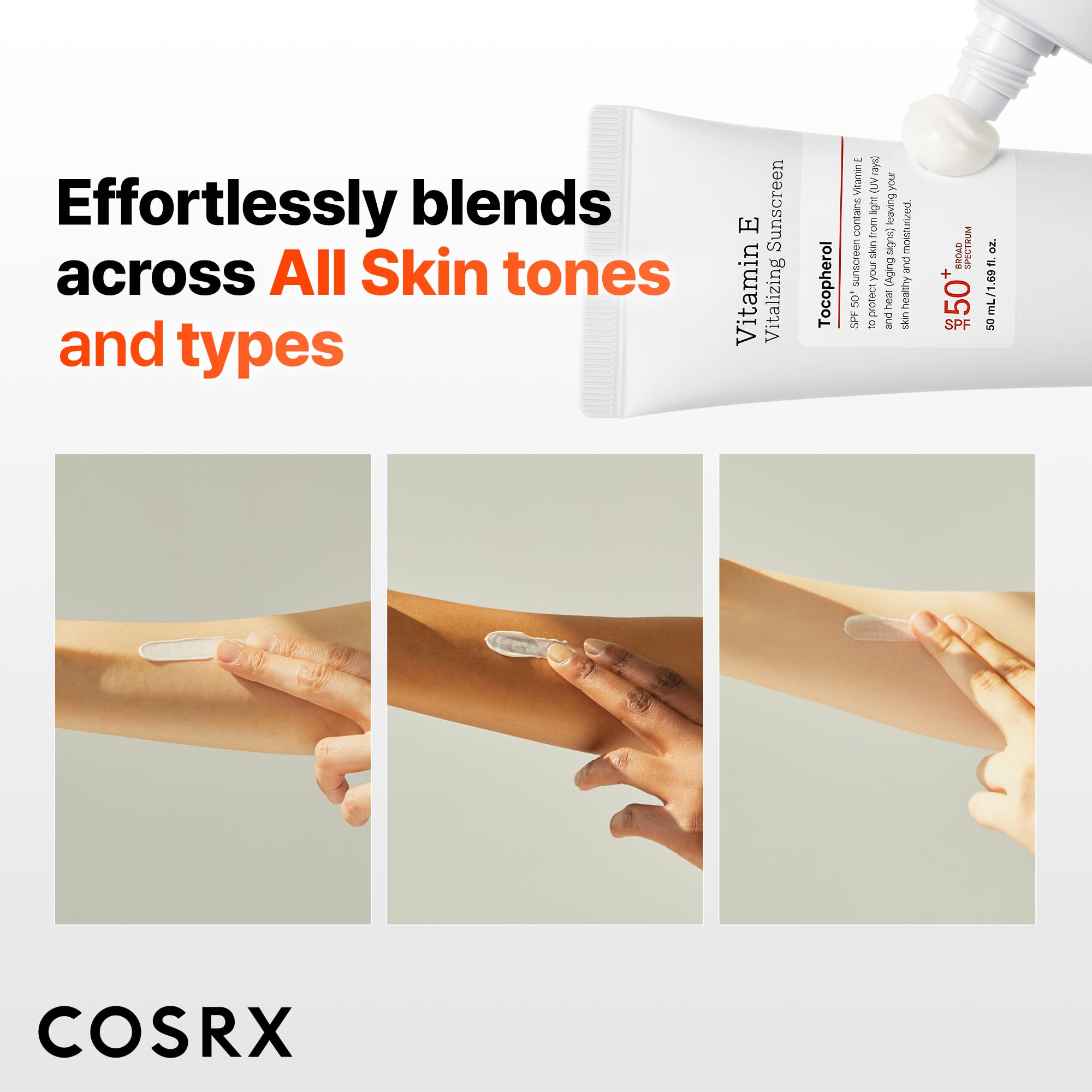 COSRX Vitamin E Vitalizing Sunscreen SPF50