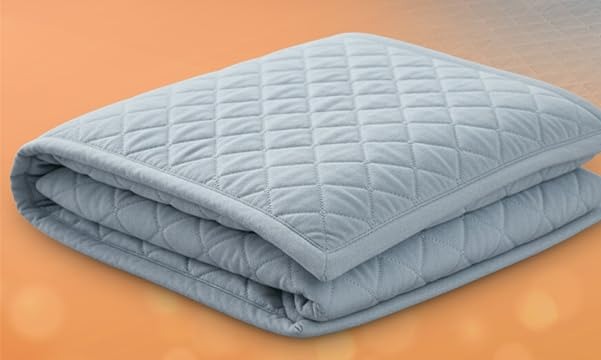 GML Bedding 100% Cotton Heated Carbon Mattress Pad
