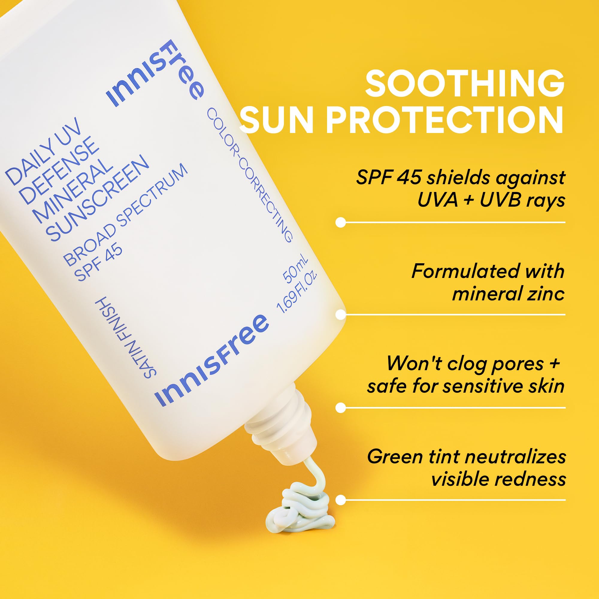 innisfree Daily UV Defense Mineral Sunscreen SPF45